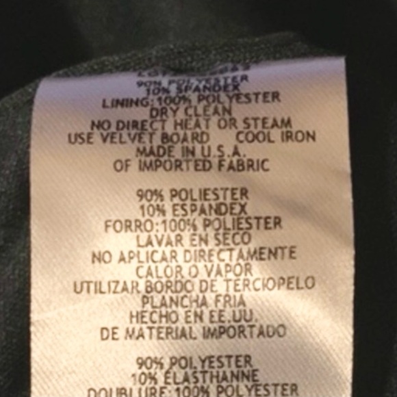 Betsy & Adam Strapless Velvet Gown - Macy's Size 10 - Picture 7 of 8